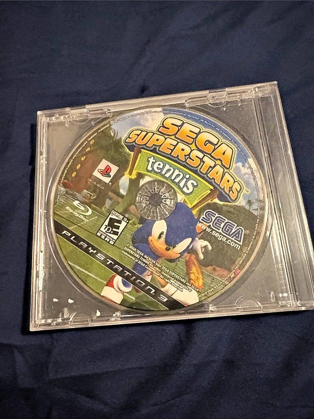 SEGA Superstars Tennis PS3 Game Disc